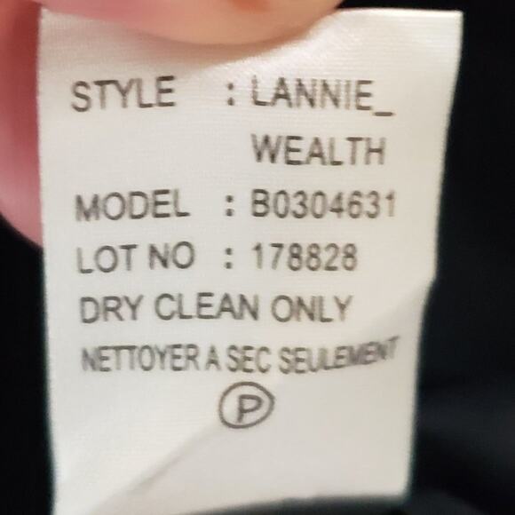 Theory Shirt Dress Women 4 Lannie Black Cotton Stretch Roll Tab Long Sleeve - Picture 9 of 9